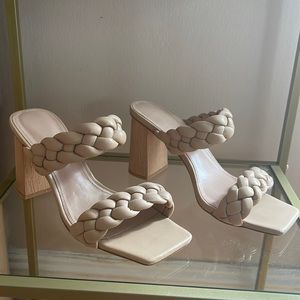 Braided Block Heel